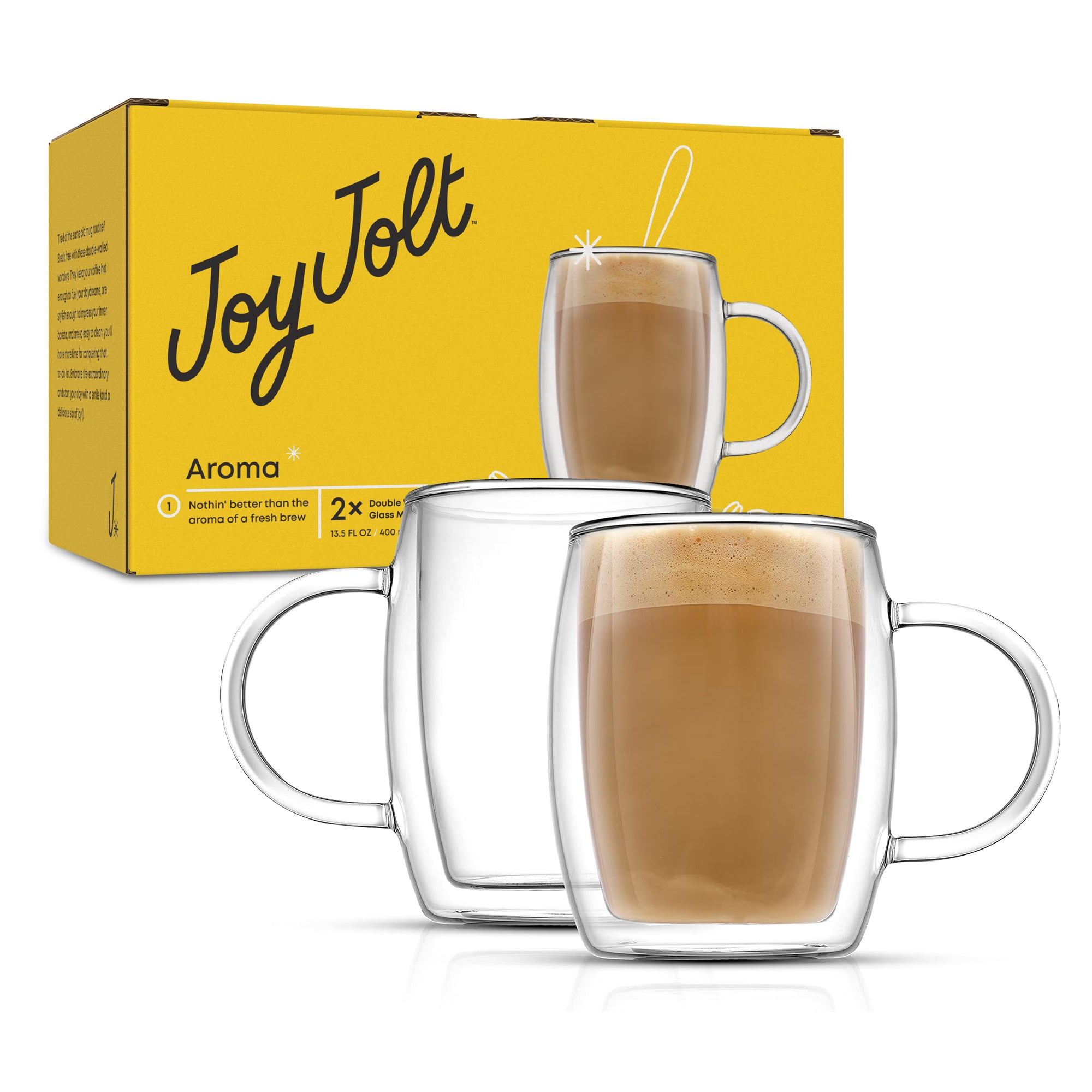 JoyJolt Aroma Coffee Mugs - Thumbnail 2