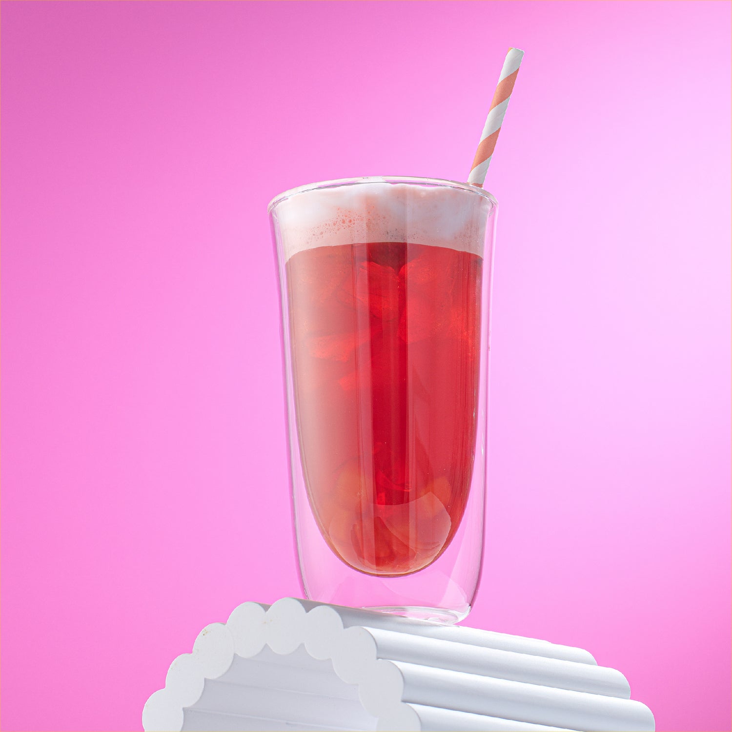 Spike Double Wall Highball Glasses, 14.5 oz