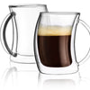 Caleo Double Wall Coffee Glasses, 10 oz