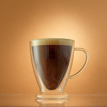 Declan Irish Double Wall Coffee Glasses, 10 oz