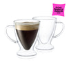 Declan Irish Double Wall Espresso Glasses, 5 oz