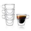 Stoiva Double Wall Espresso Glasses, 5 oz