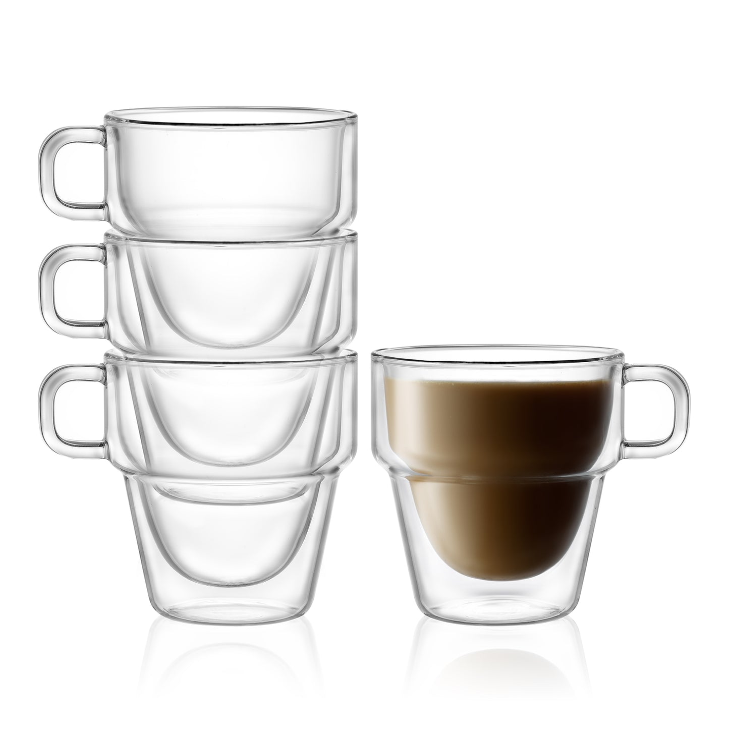 Stoiva Double Wall Glasses, 11.5 oz