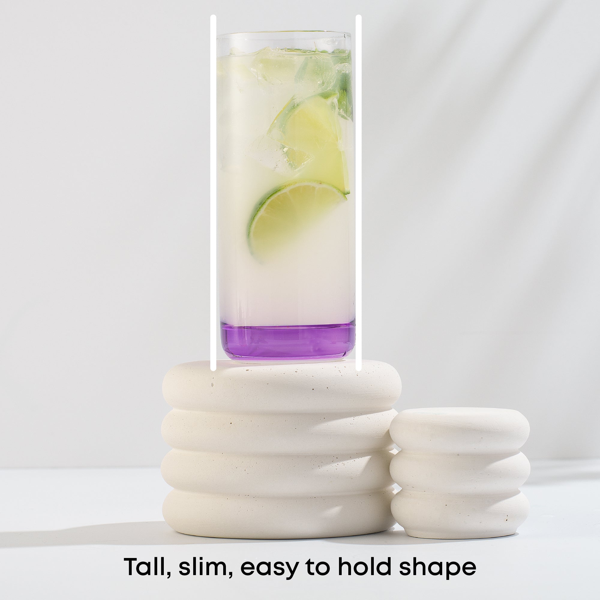 JoyJolt Hue Highball Glasses - Thumbnail 4