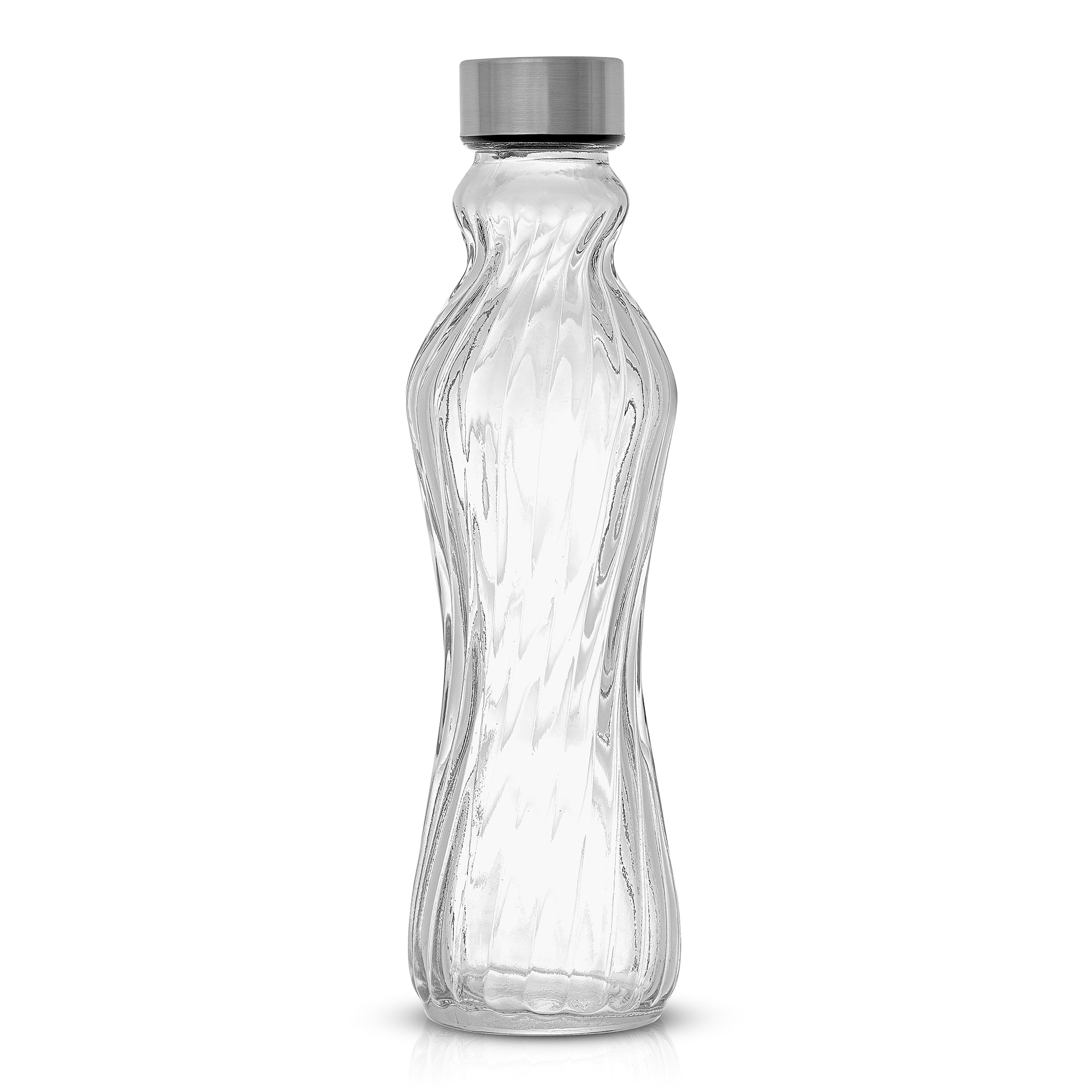 Spring Glass Insulated Water Bottles with Stainless Steel Cap