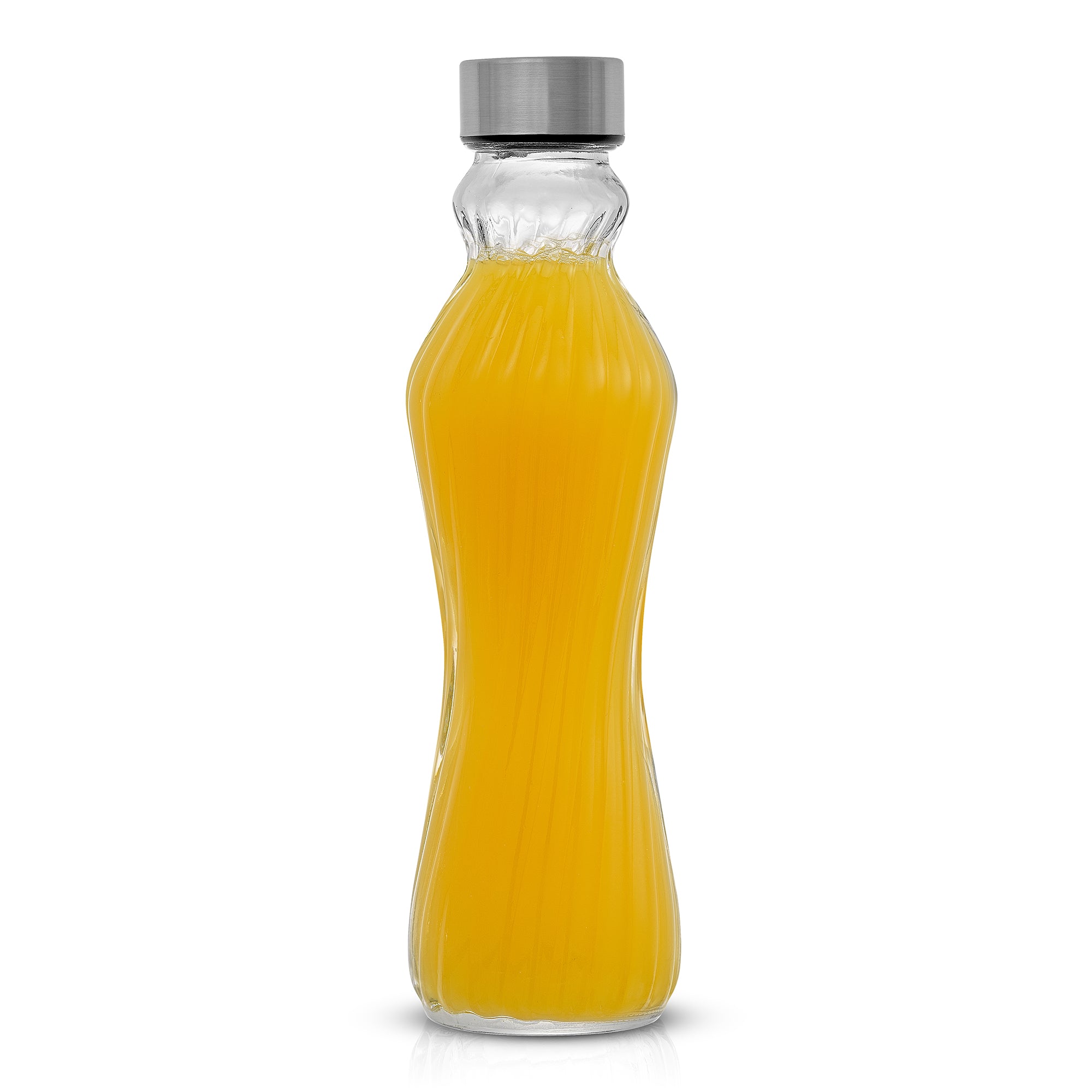Spring Glass Insulated Water Bottles with Stainless Steel Cap