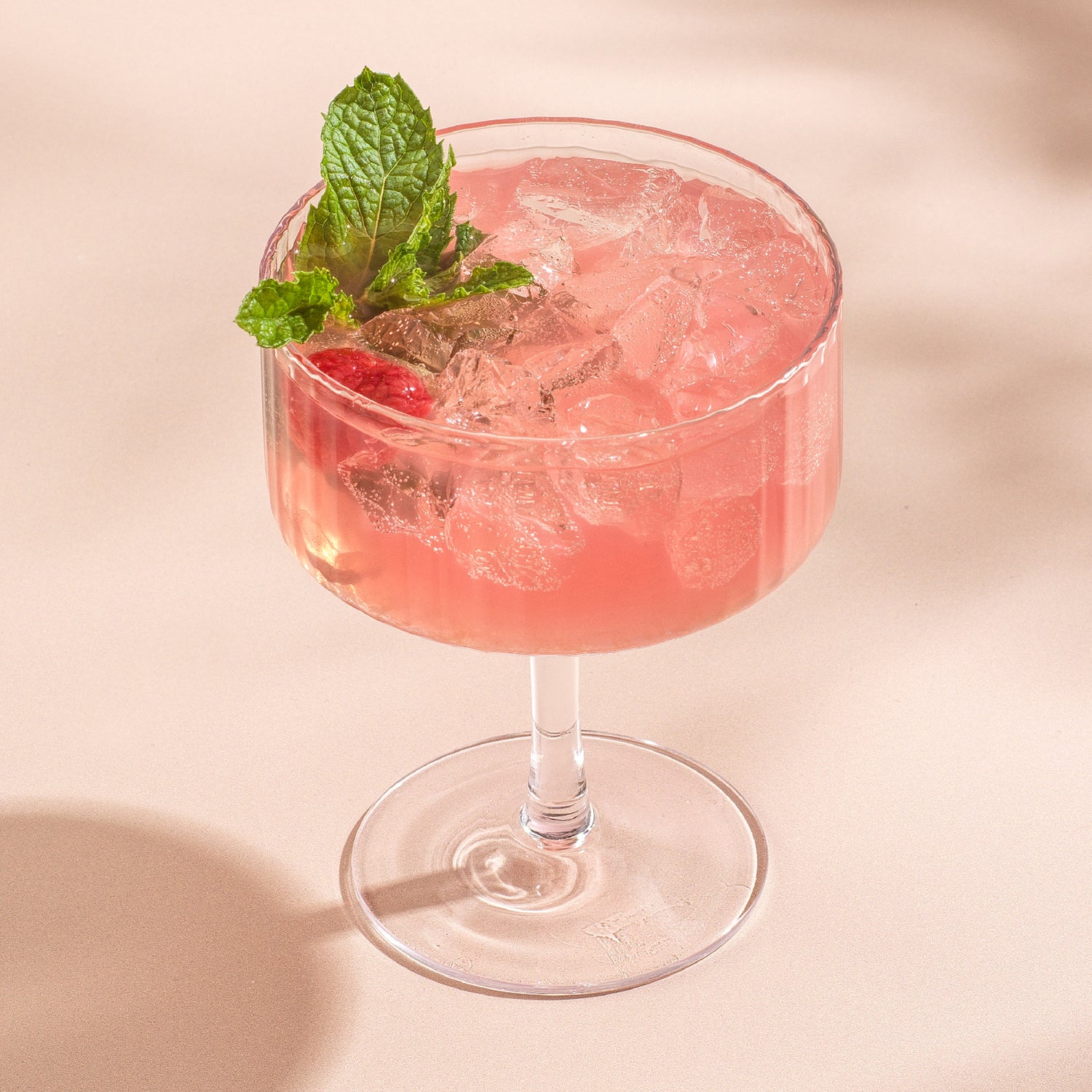 Elle Fluted Coupe Martini Glasses, 10 oz