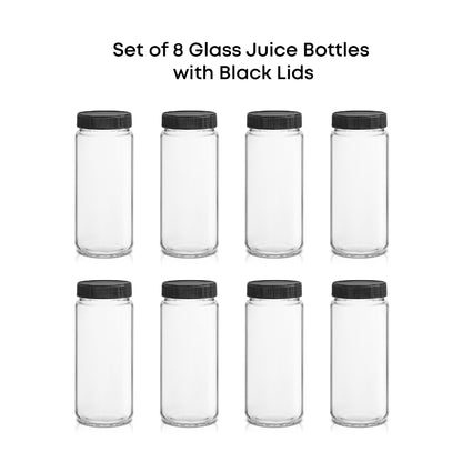 Glass Juice Bottles with Lids