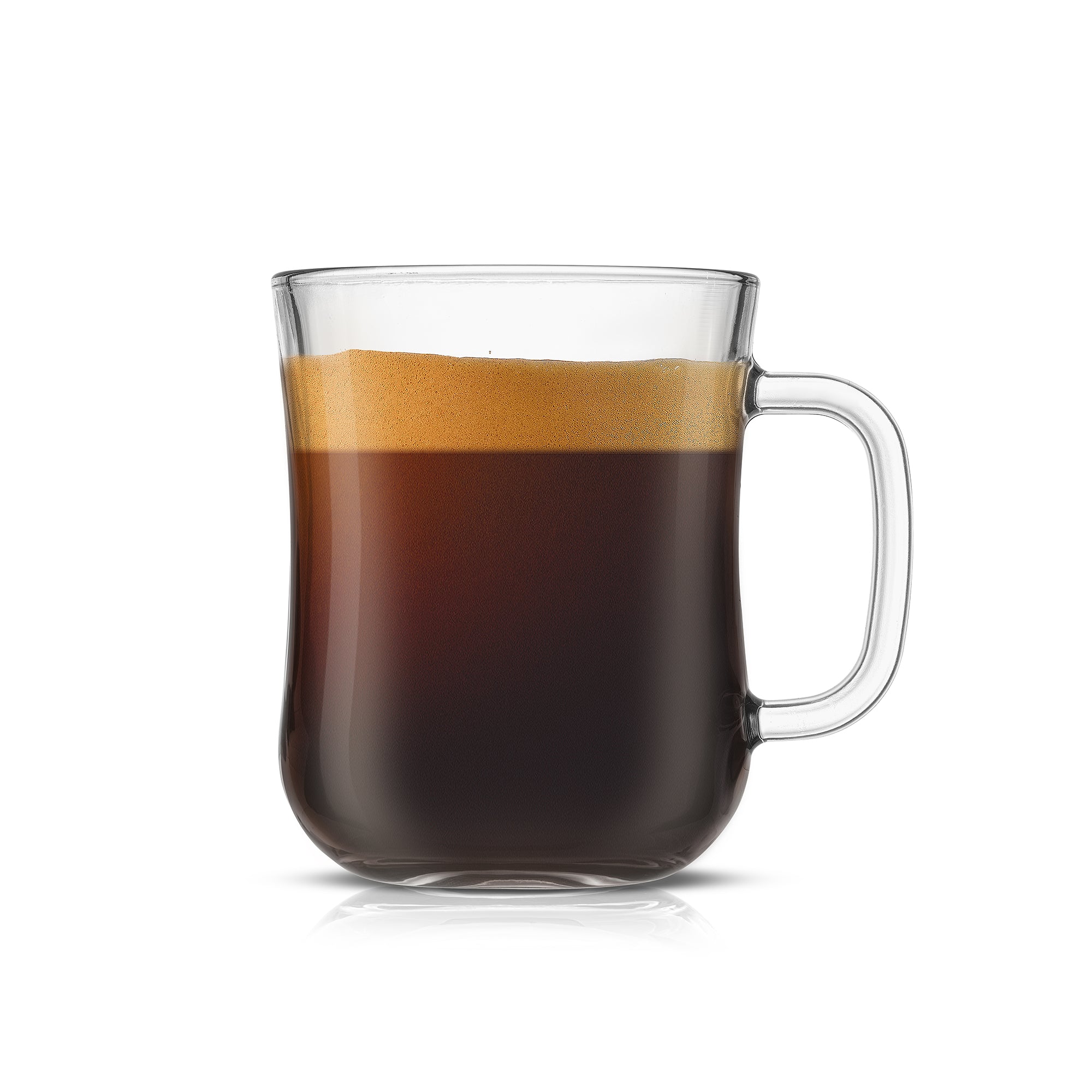 Diner Glass Coffee Mugs