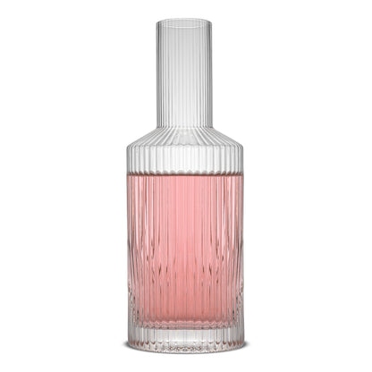 Elle Fluted Bedside Decanter Set