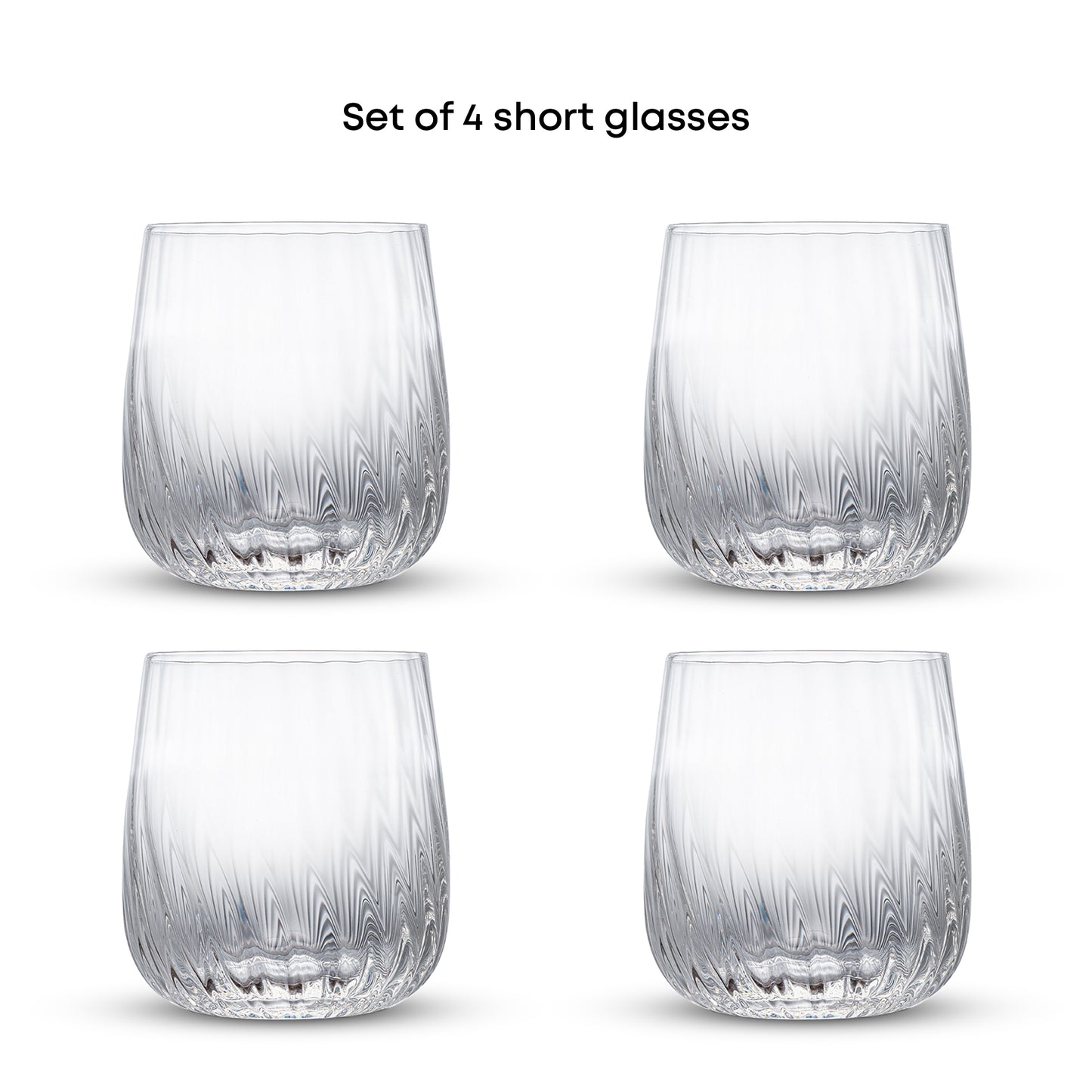 Flow Optic Swirl Short Glasses, 13oz