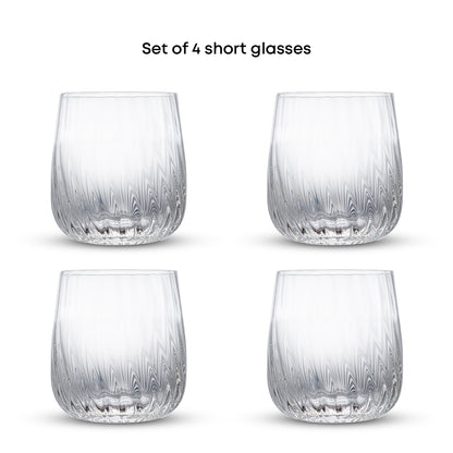 Flow Optic Swirl Short Glasses, 13oz