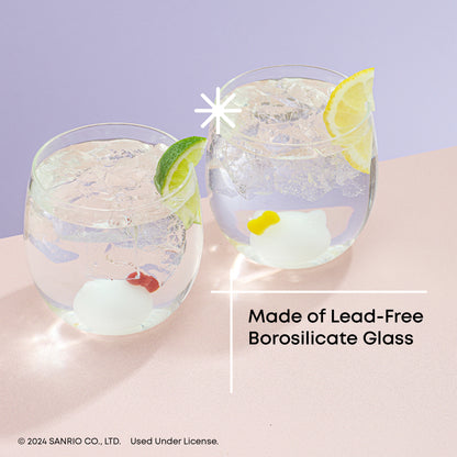 Hello Kitty® and Mimmy 3D Icon Short Drinking Glasses