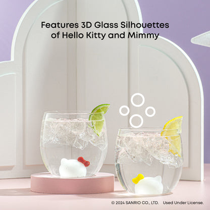 Hello Kitty® and Mimmy 3D Icon Short Drinking Glasses