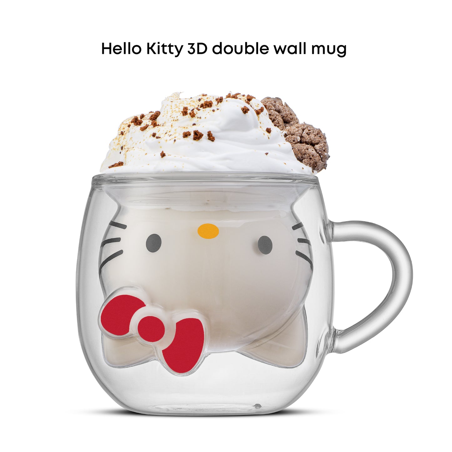 Hello Kitty® 3D Double Wall Espresso Glass, 5.5 oz