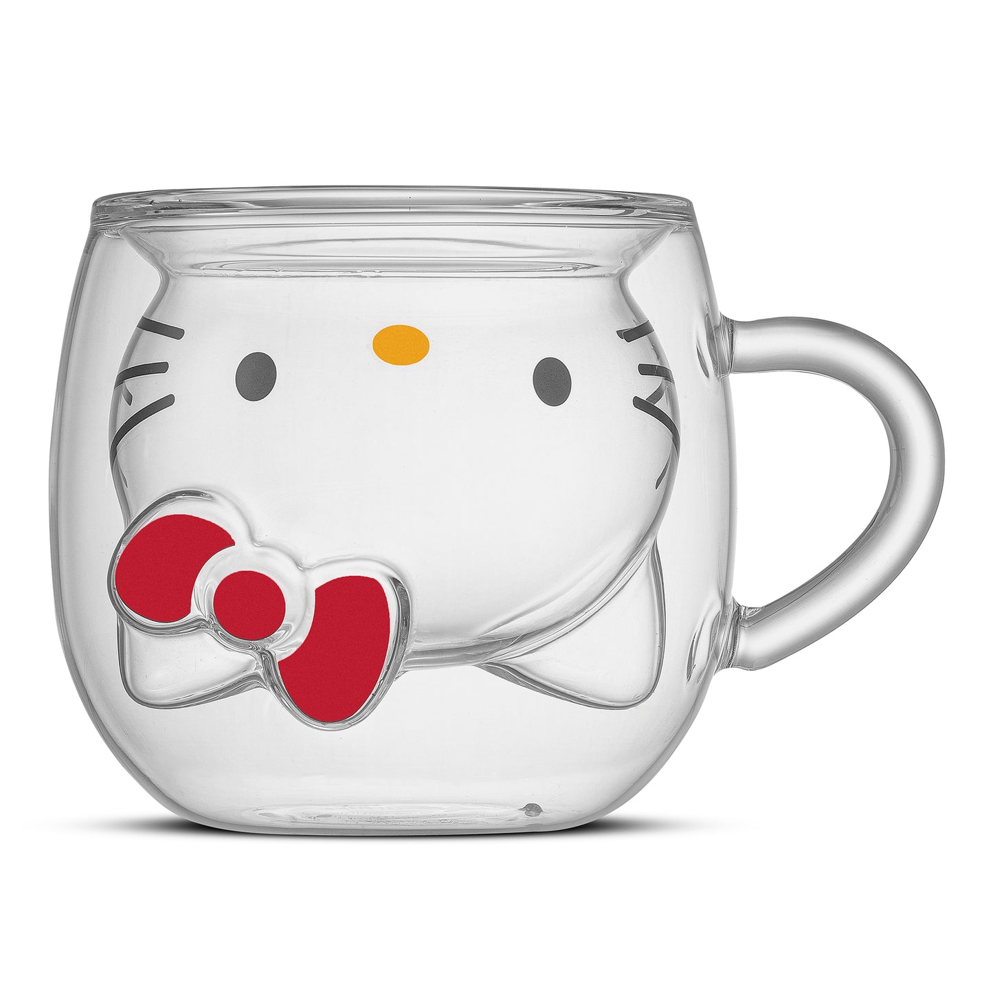 Hello Kitty® 3D Double Wall Espresso Glass, 5.5 oz