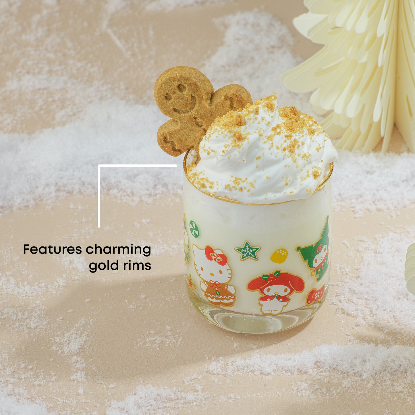 Hello Kitty® and Friends Gingerbread Pals Short Glasses