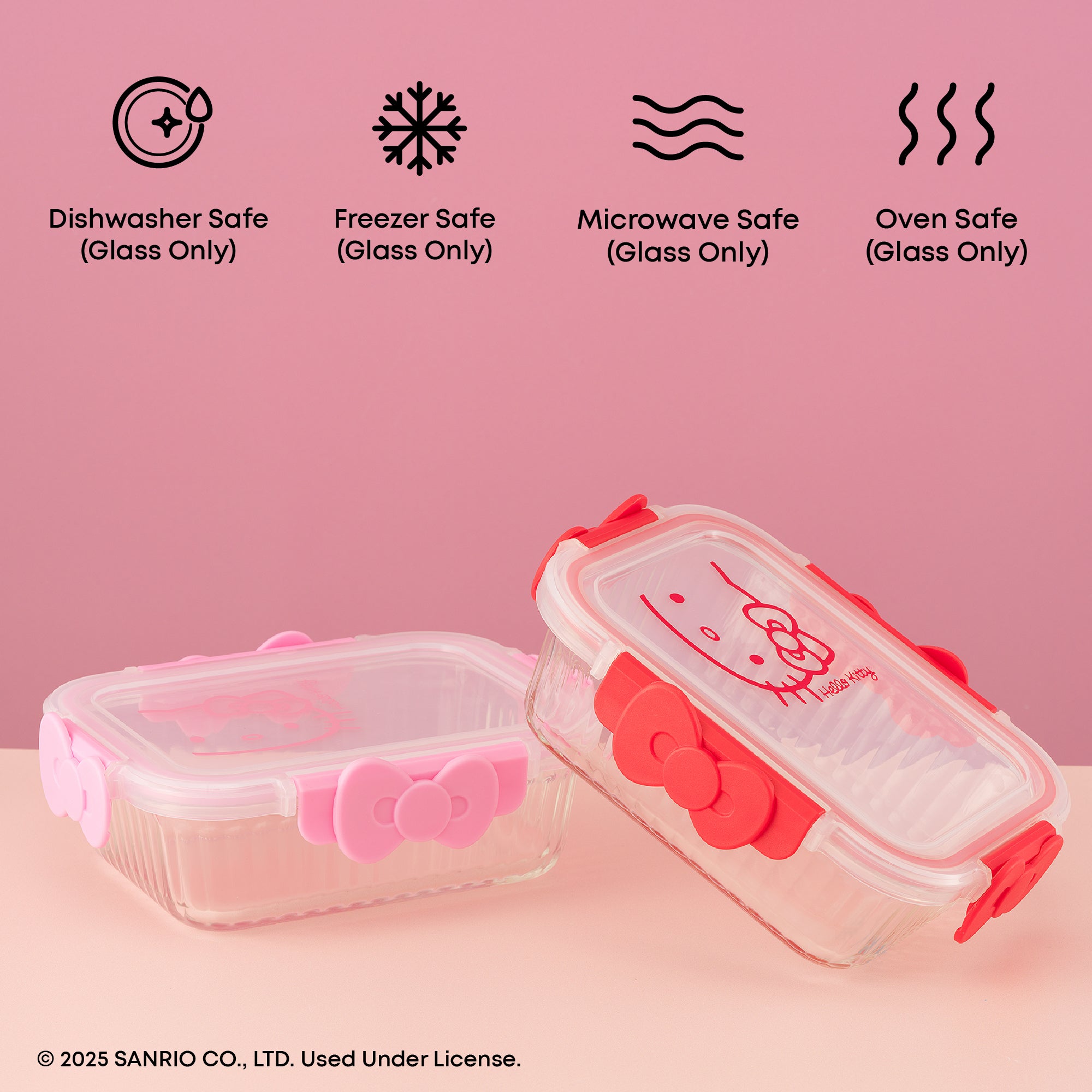 Hello Kitty® Fluted Food Storage Containers