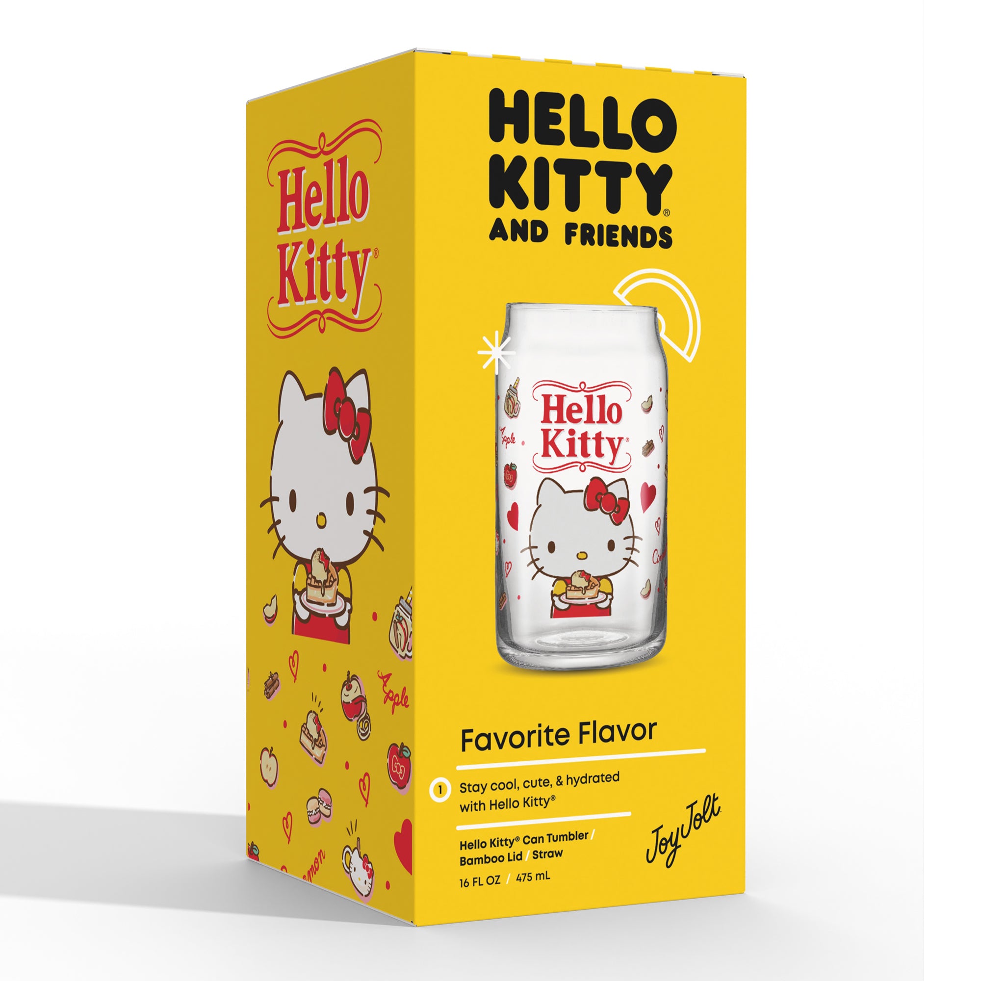 Hello Kitty® and Friends Favorite Flavor Glass Tumbler with Bamboo