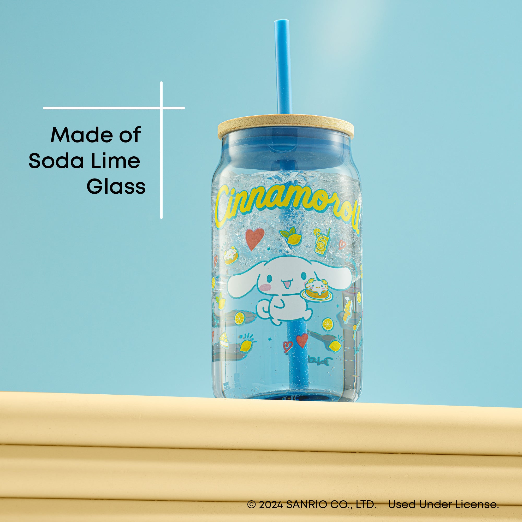 Hello Kitty® and Friends Favorite Flavor Cinnamoroll Glass Tumbler