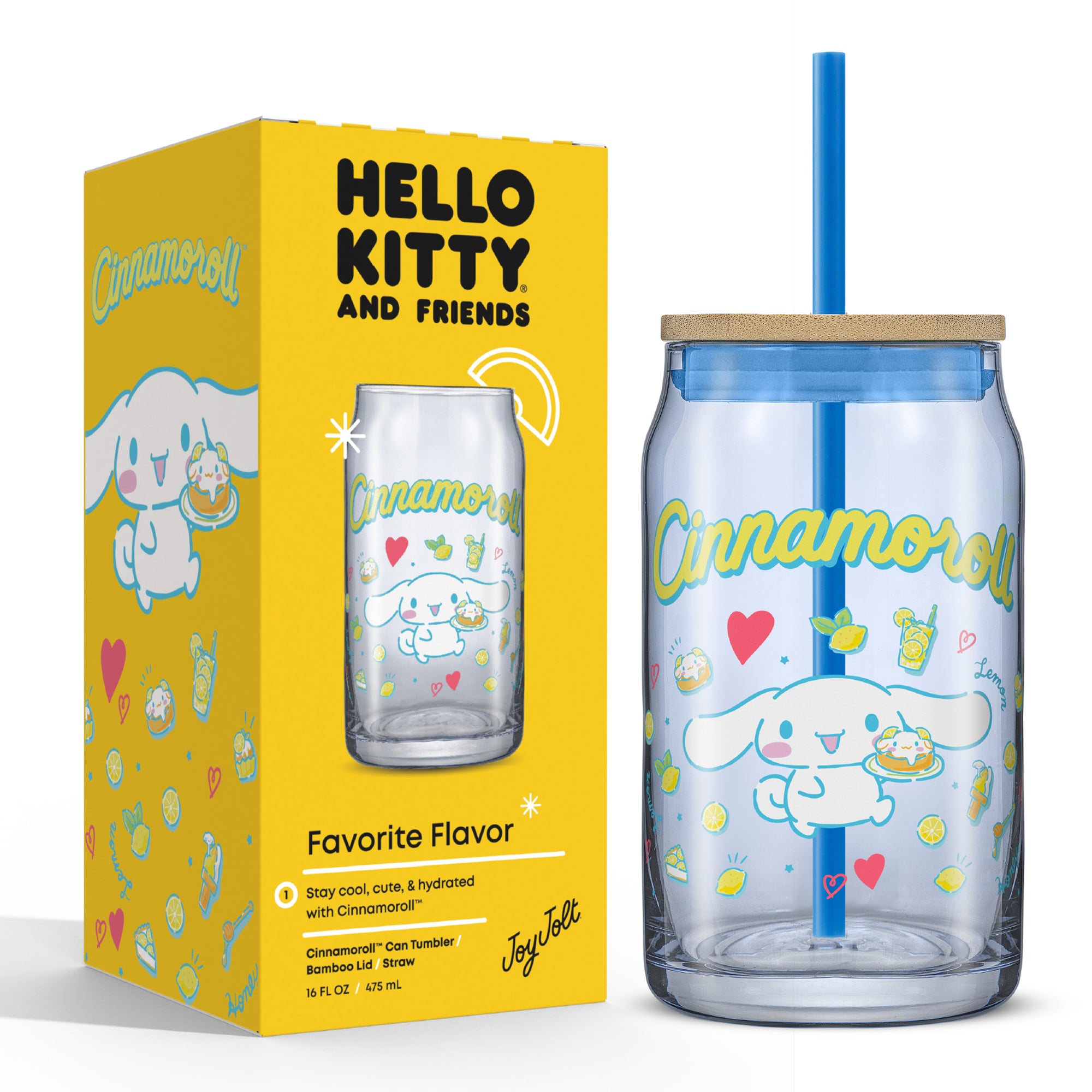 Hello Kitty® and Friends Favorite Flavor Cinnamoroll Glass Tumbler
