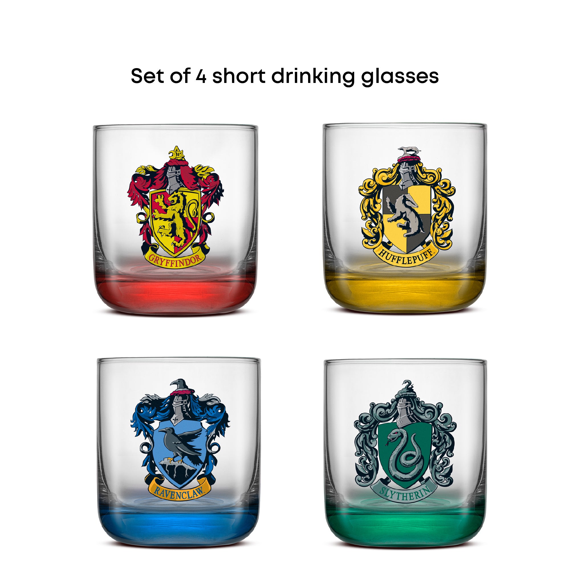 Harry Potter House Pride Short Drinking Glasses