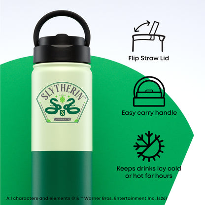 Harry Potter Slytherin Stainless Steel Water Bottle