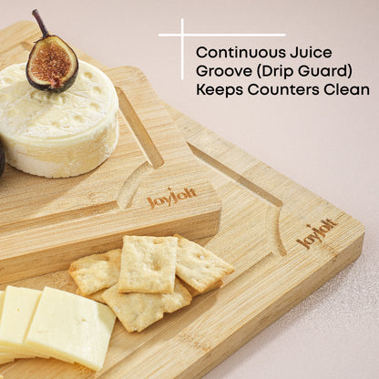 3-Piece Bamboo Kitchen Cutting Board Set