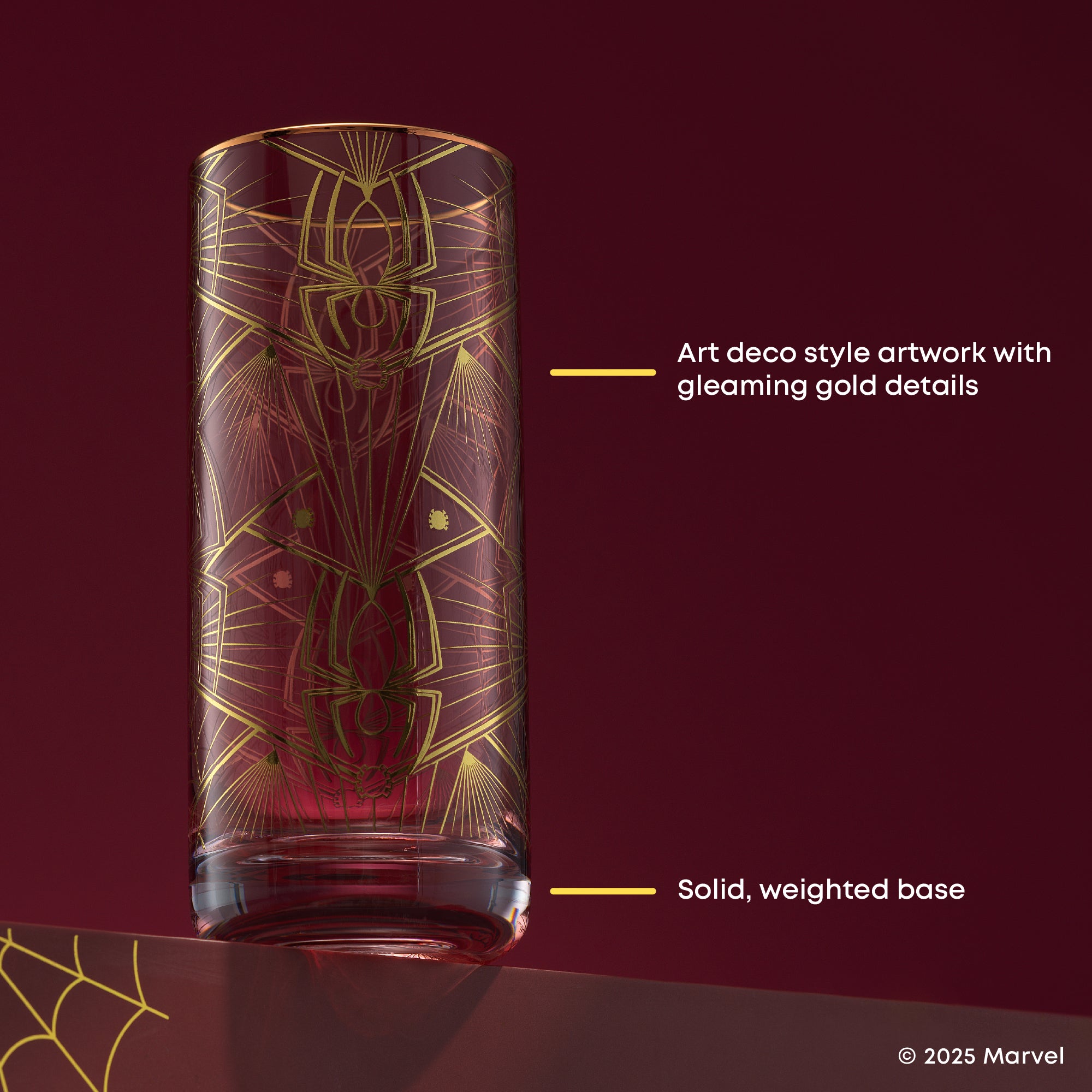 JoyJolt Spider-Man Legacy Glasses - Thumbnail 4