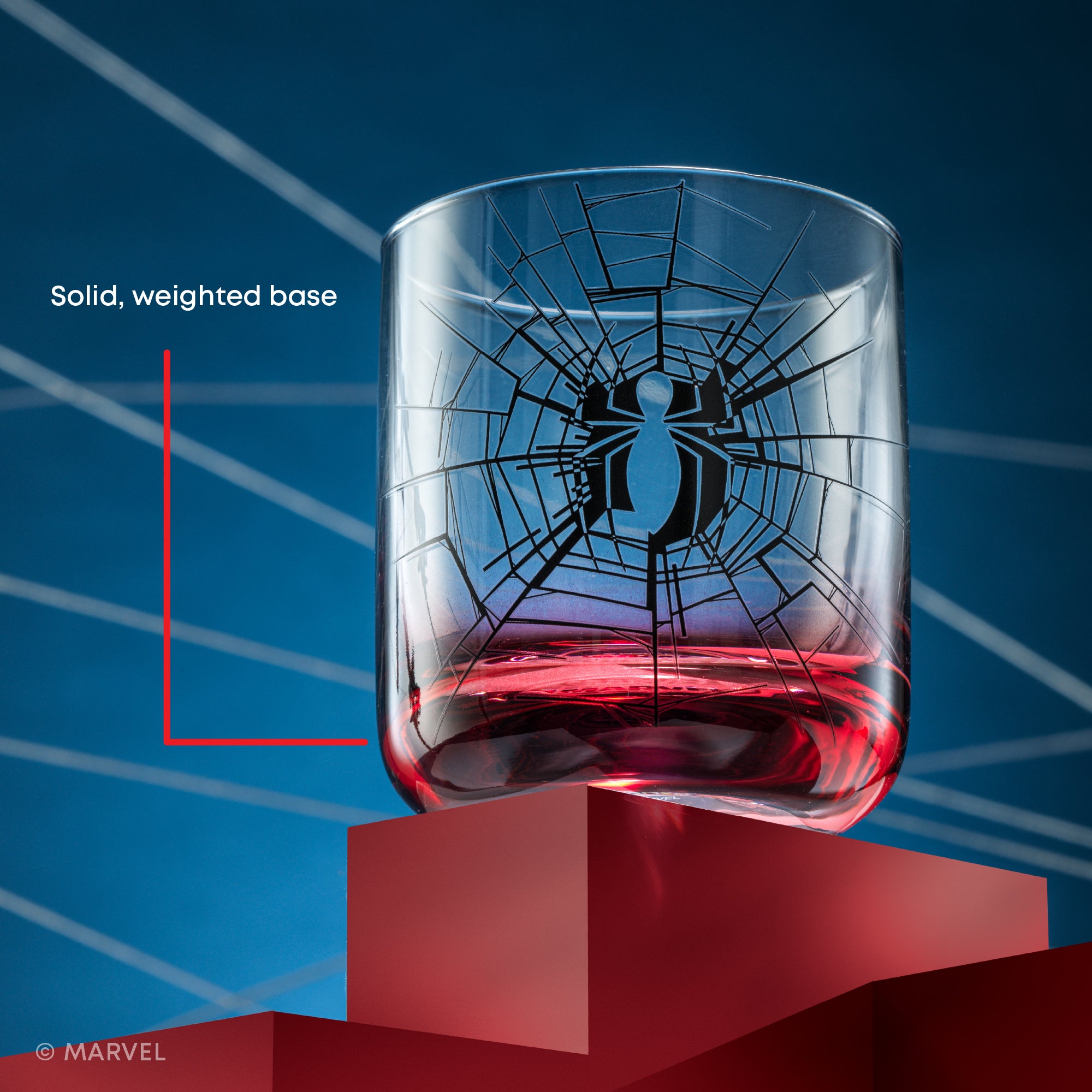 Marvel Spider-Man Webbed Hero Short Drinking Glasses - Thumbnail 5