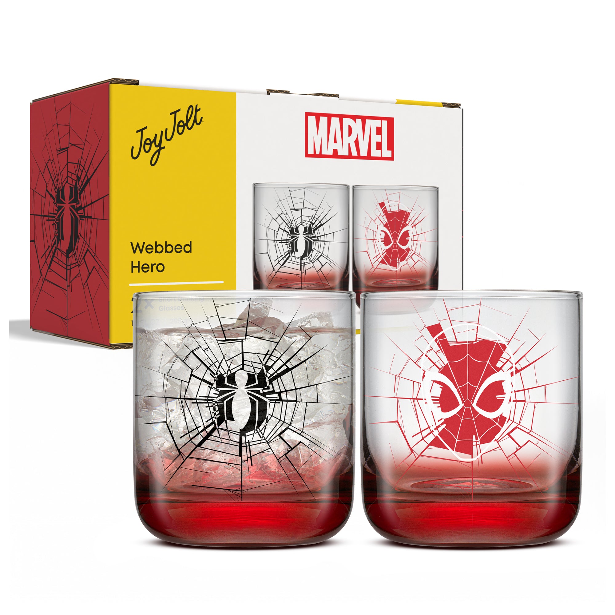 Marvel Spider-Man Webbed Hero Short Drinking Glasses