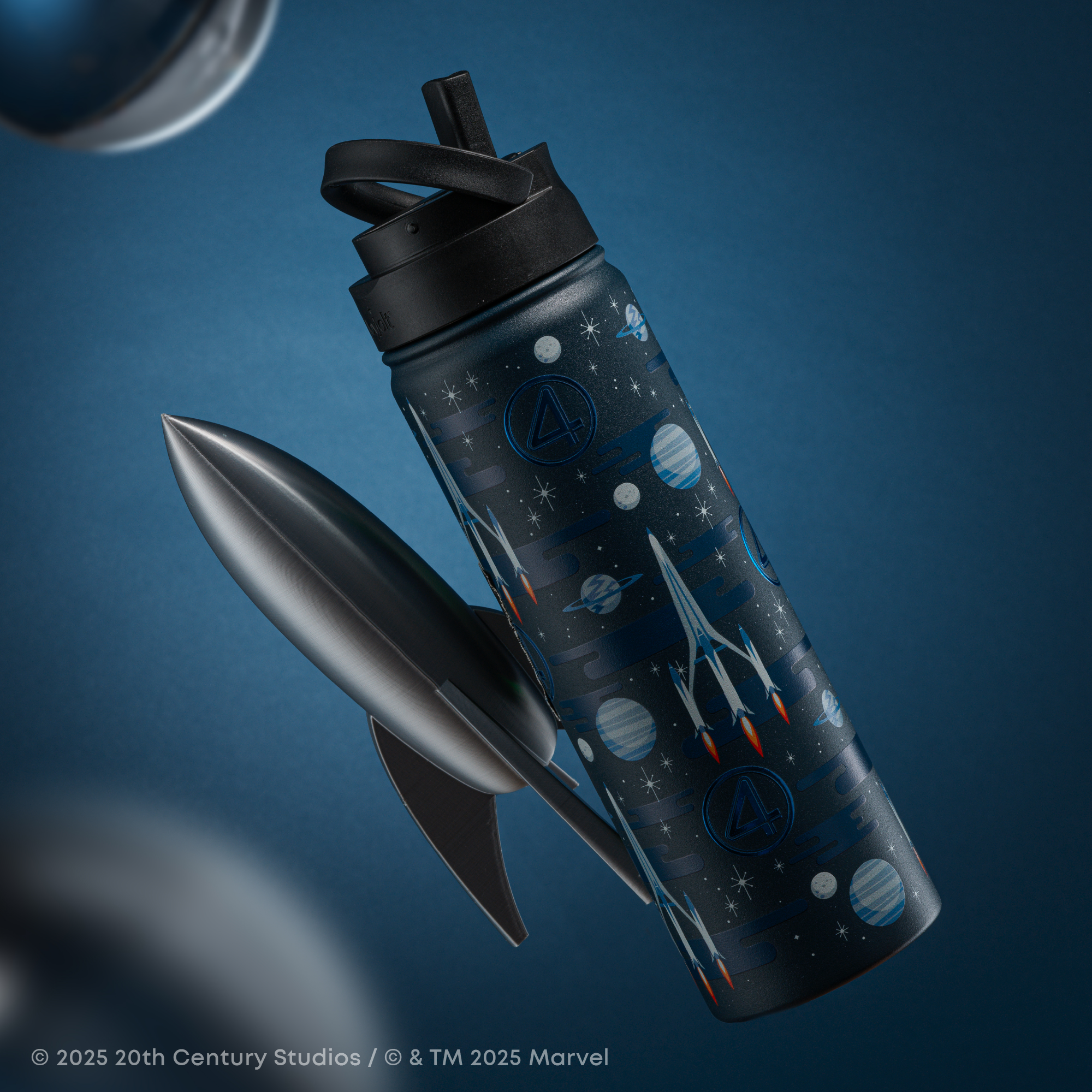 Fantastic Four Prepare 4 Launch Stainless Steel Water Bottle