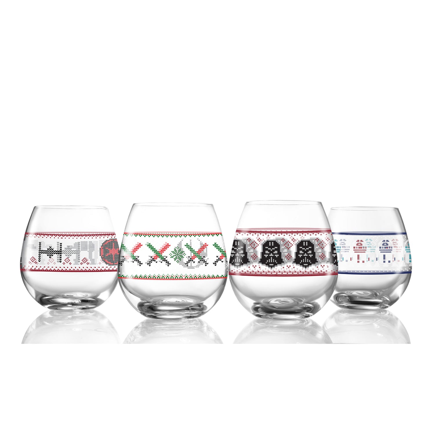 Star Wars™ Ugly Sweater Stemless Drinking Glass