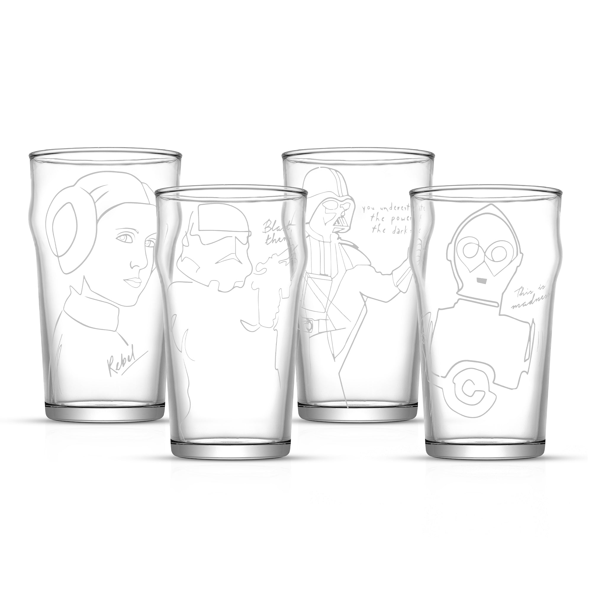 Star Wars™ Striking Sketch Drinking Glass Set