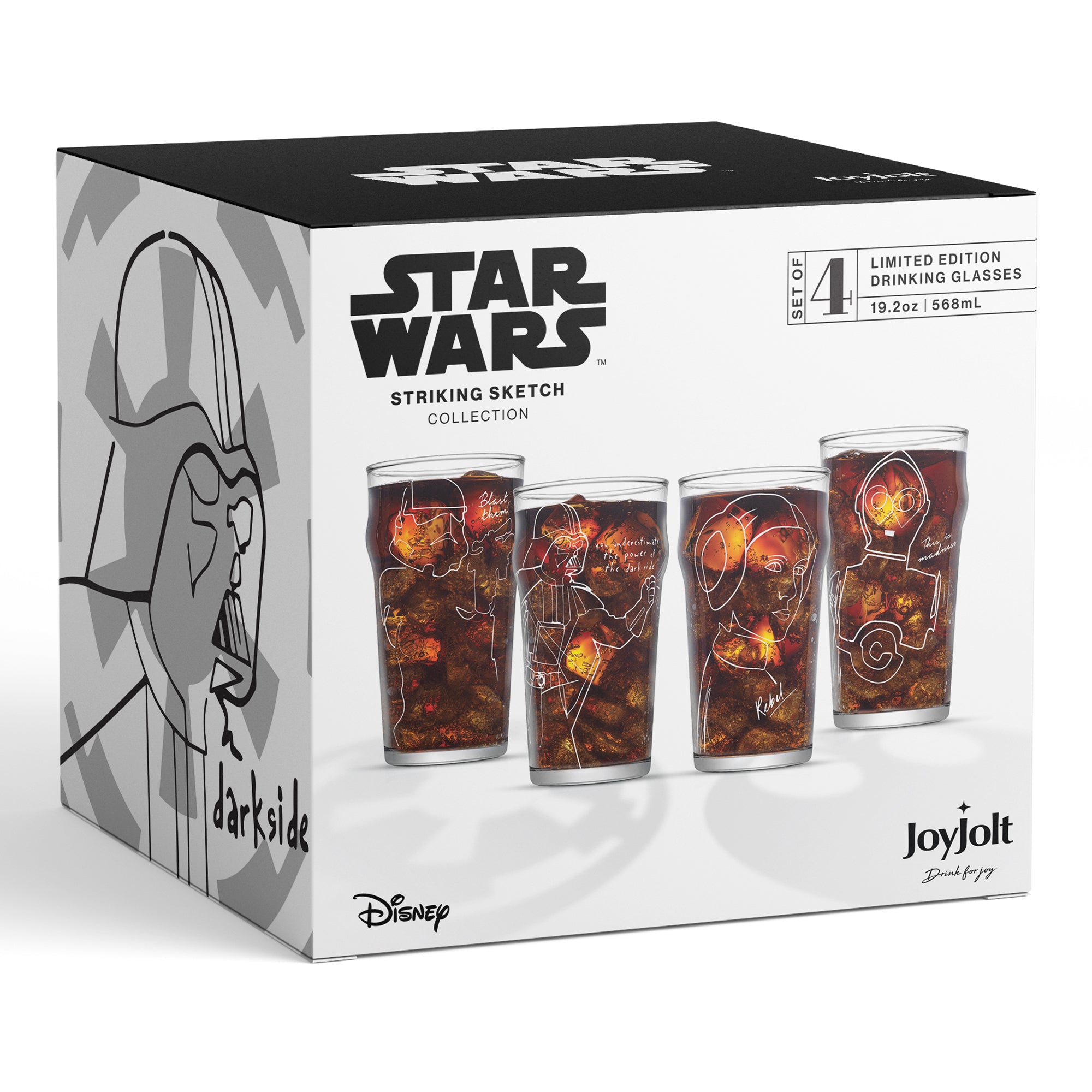 Star Wars™ Striking Sketch Drinking Glass Set