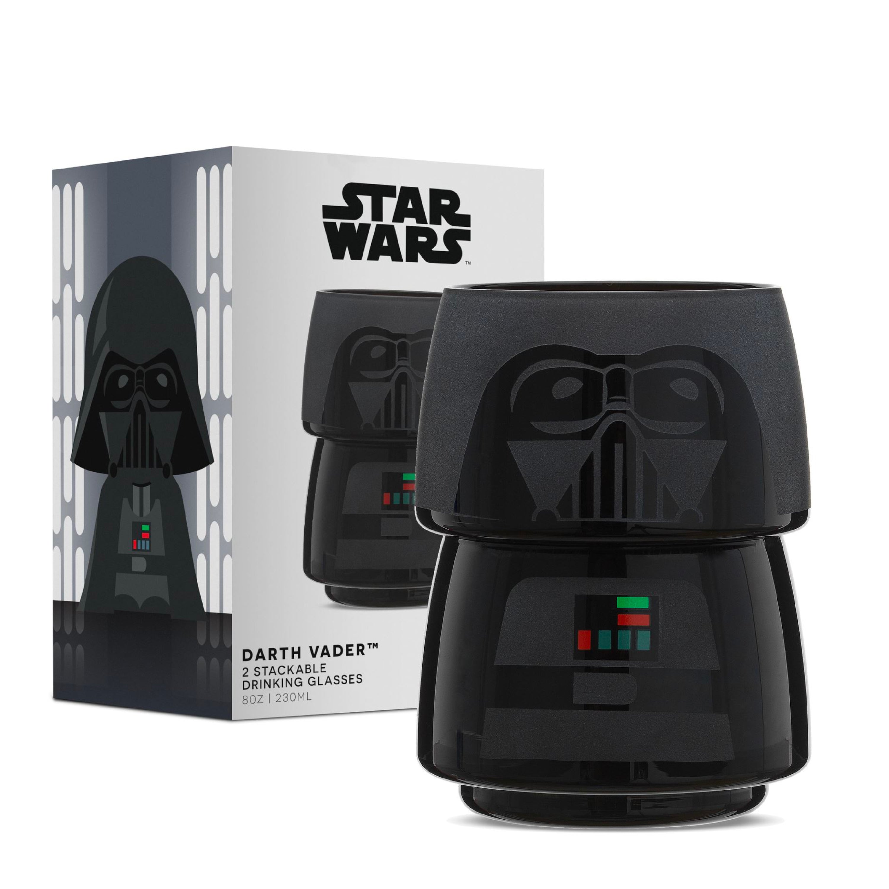 JoyJolt Star Wars Character Collection Glasses