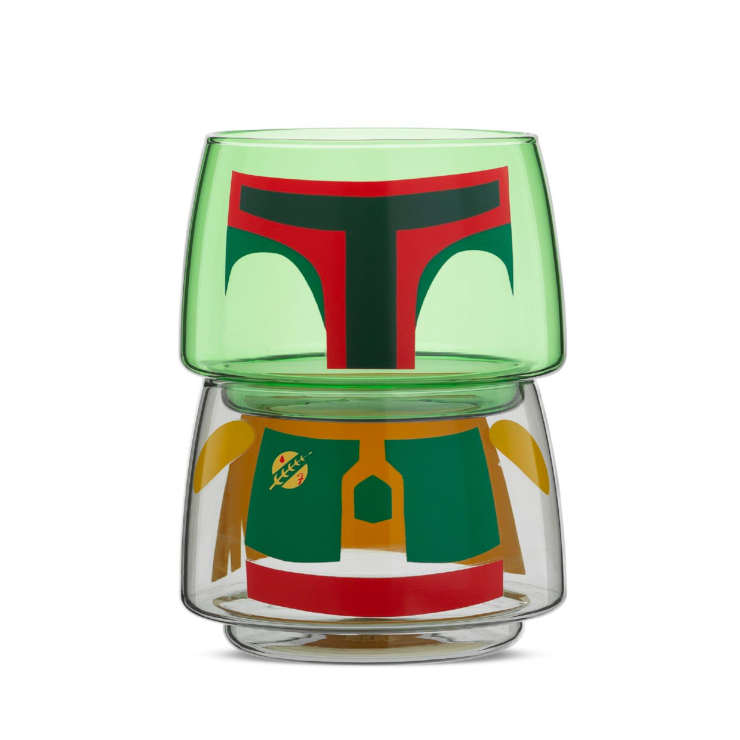 JoyJolt Star Wars Boba Fett Glasses - Thumbnail 2