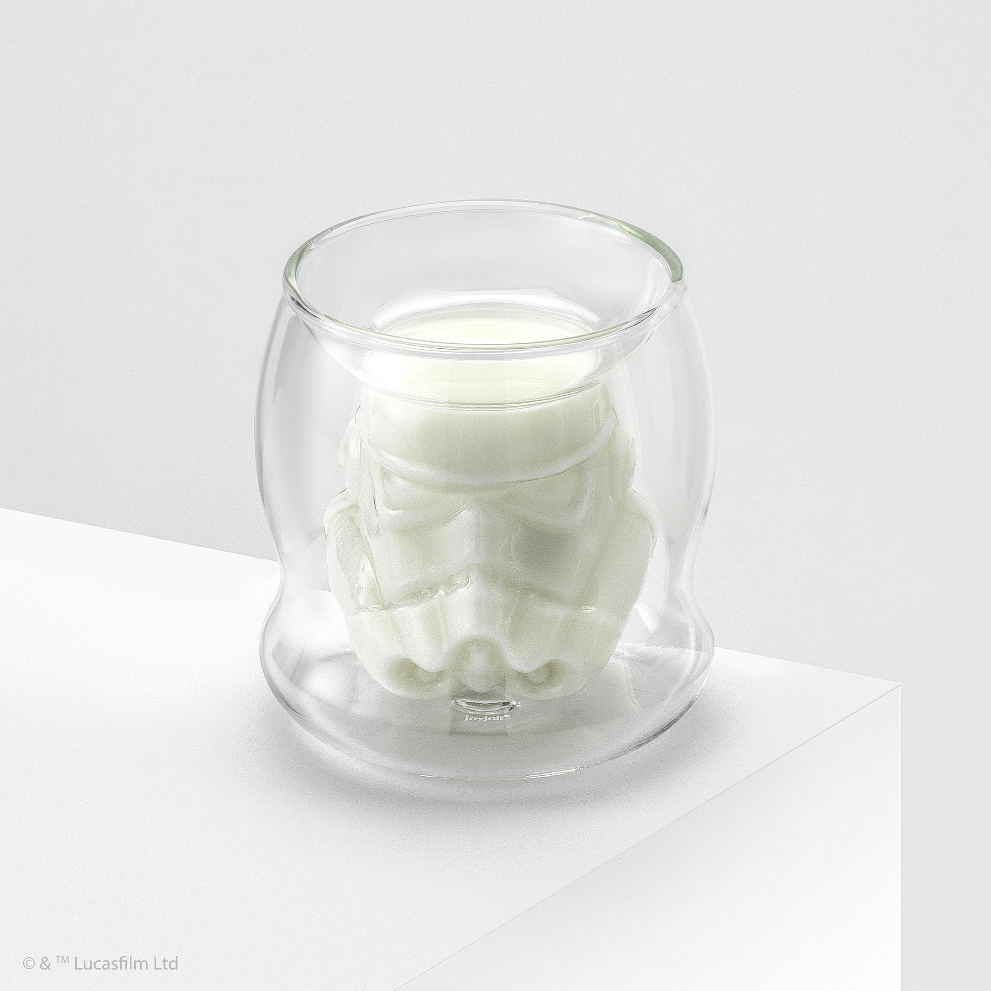 Star Wars Stormtrooper 3D Helmet Double Wall Espresso Glass - Thumbnail 4