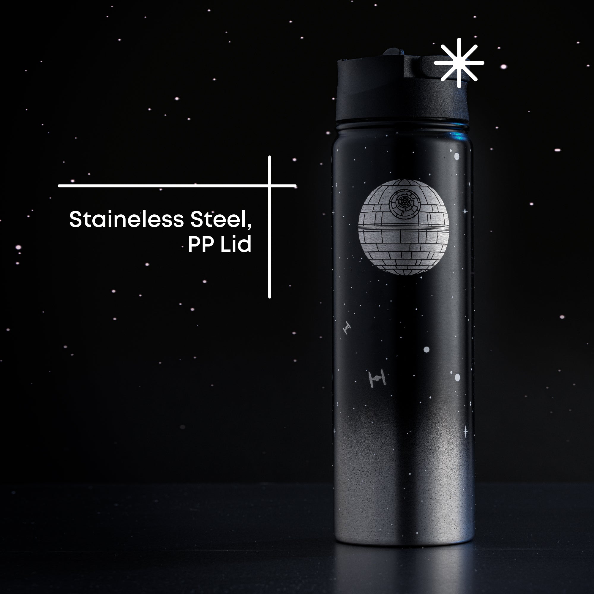 JoyJolt Star Wars Destinations Collection Water Bottle - Thumbnail 3