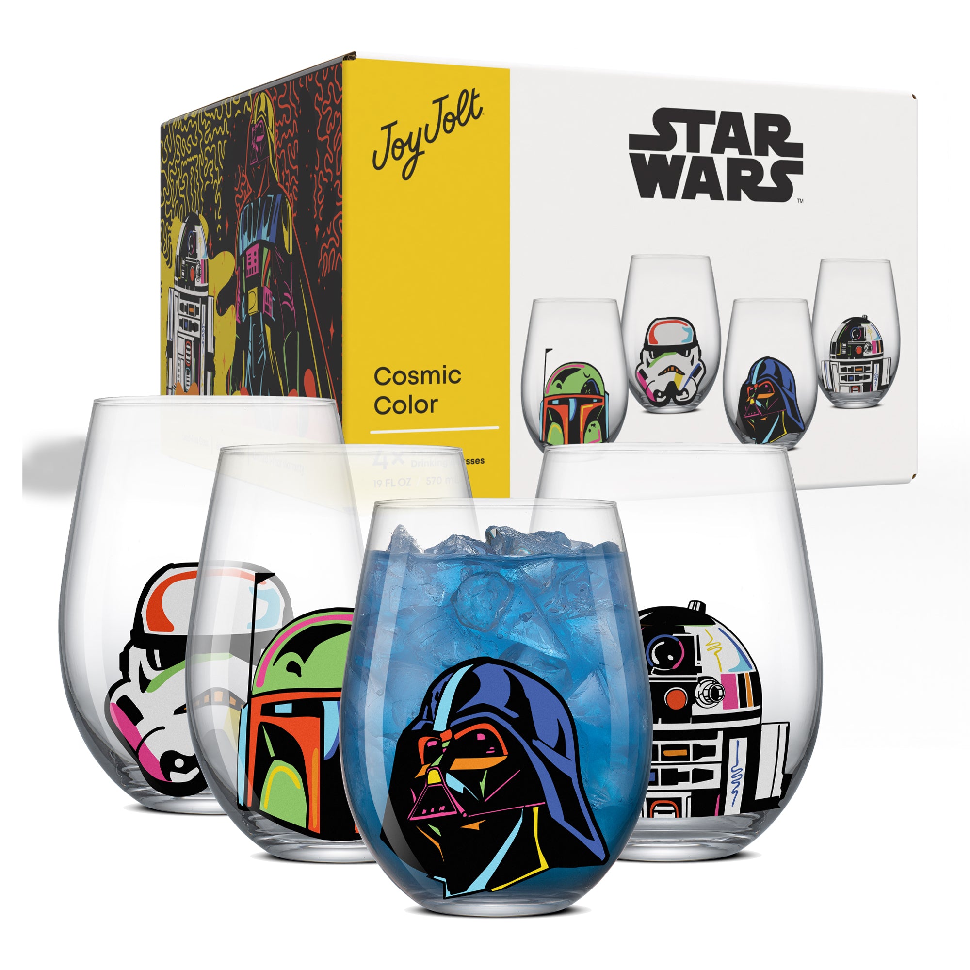 Star Wars™ Cosmic Color Stemless Drinking Glasses