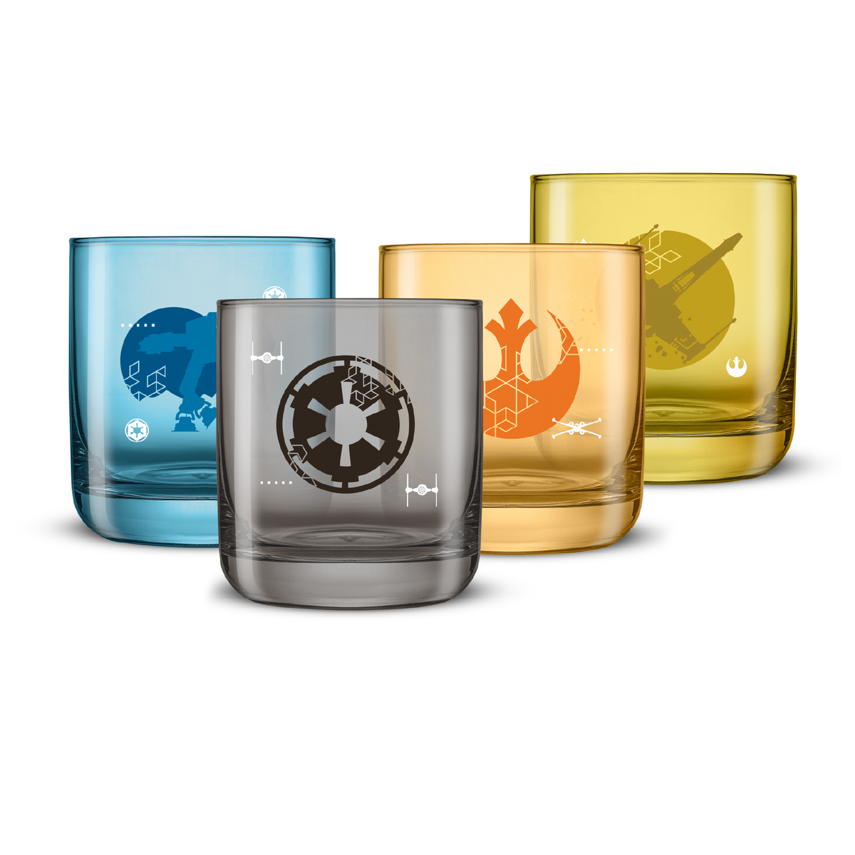 Star Wars™ Galactic Icons Short Drinking Glasses | JoyJolt