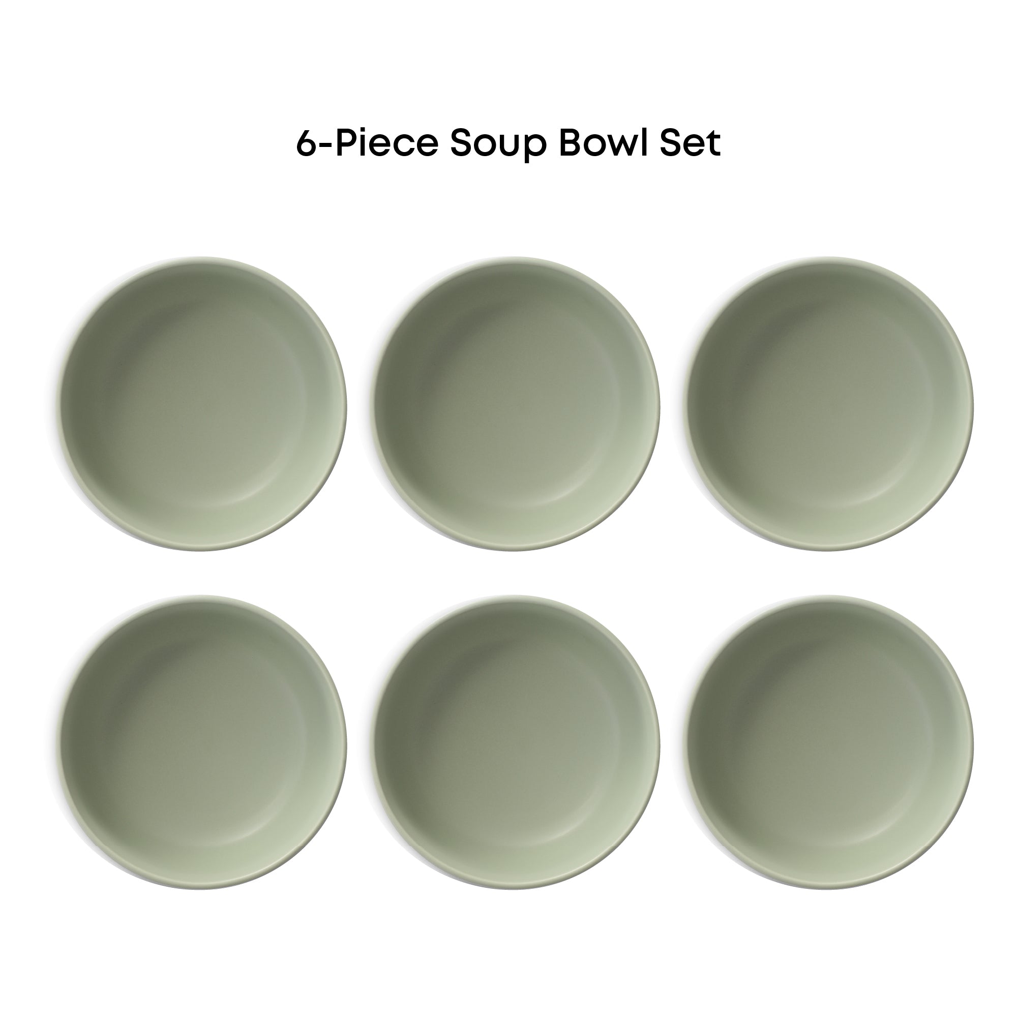 Soup Bowls | 6-Piece Stoneware Soup Bowls Set – JoyJolt