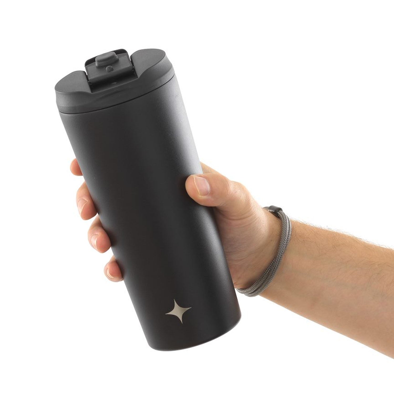 JoyJolt Vacuum Insulated Tumbler with Flip Lid and Straw