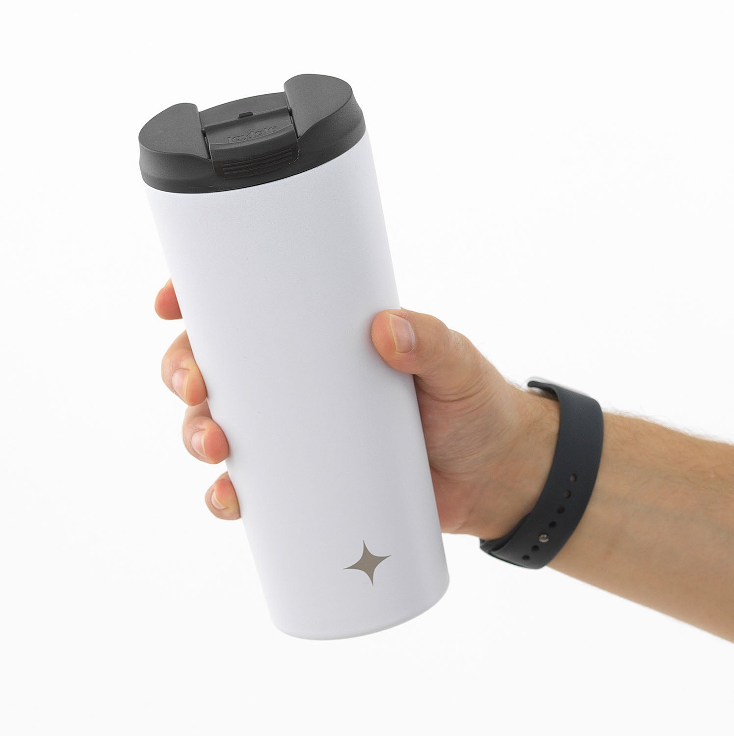 JoyJolt Vacuum Insulated Tumbler with Flip Lid and Straw