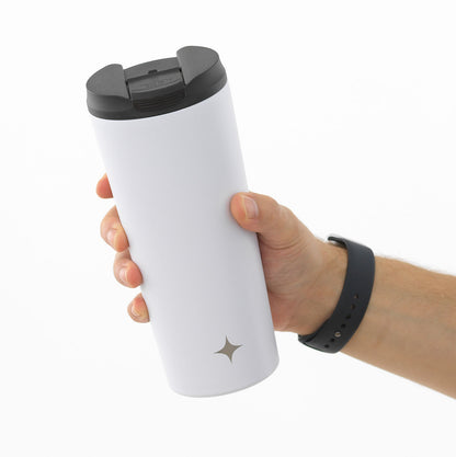 JoyJolt Vacuum Insulated Tumbler with Flip Lid and Straw
