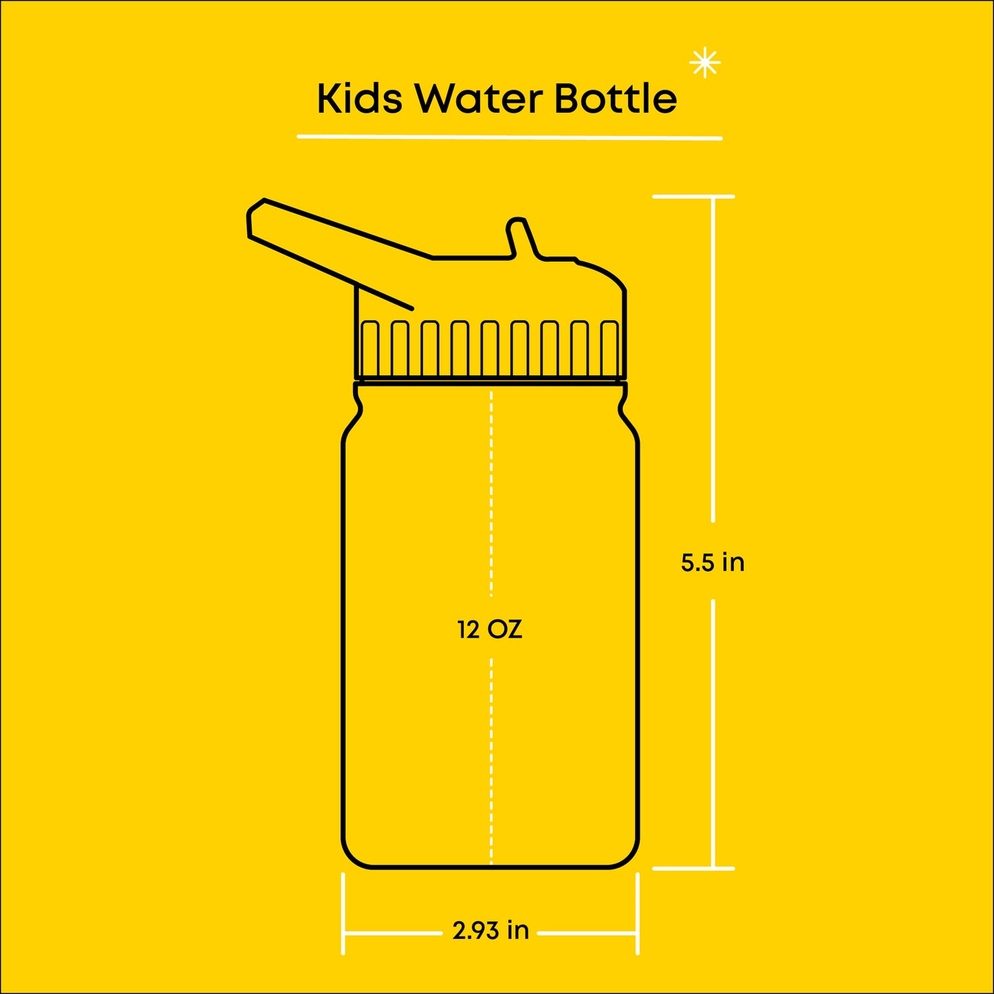 Stainless Steel Kids Water Bottle