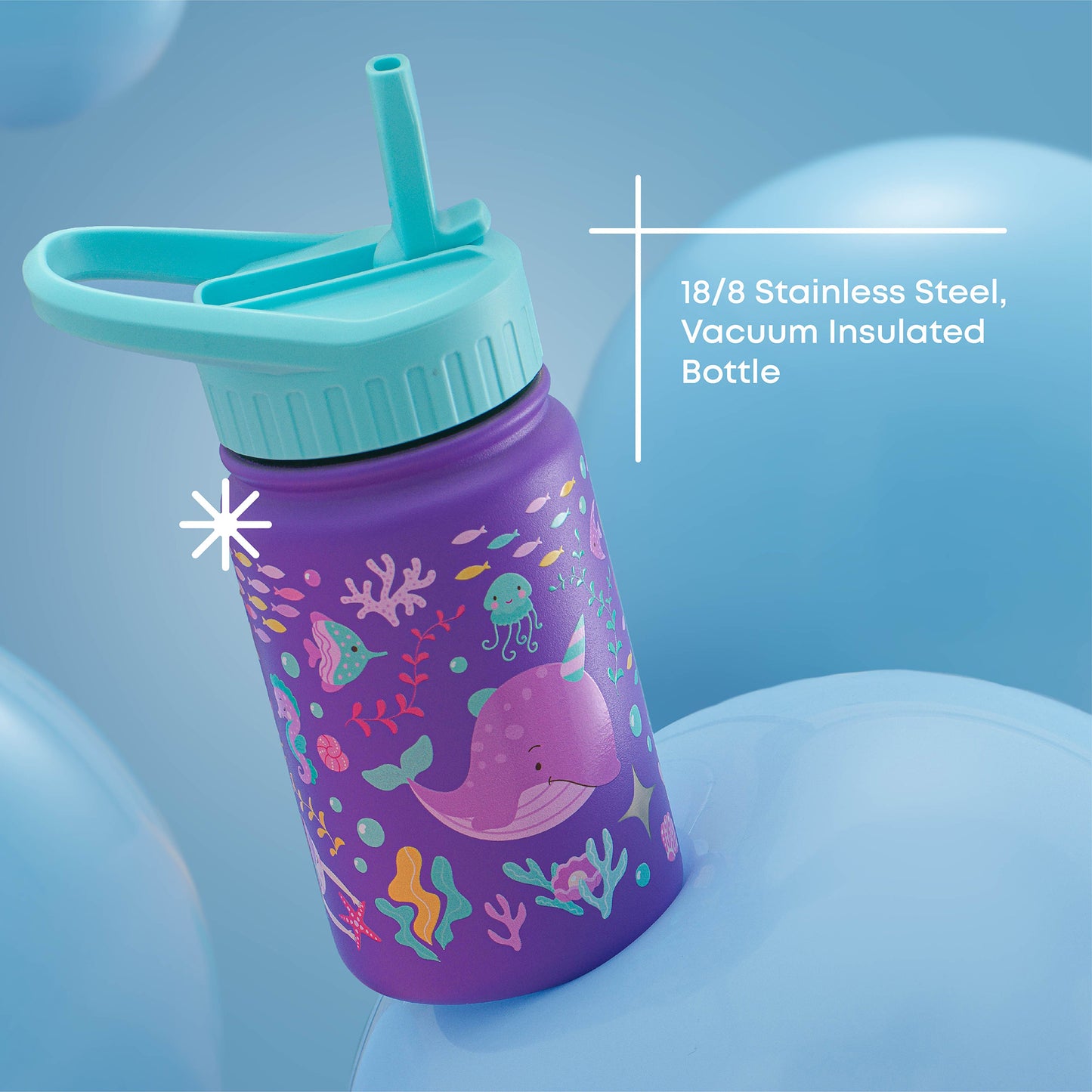 Stainless Steel Kids Water Bottle