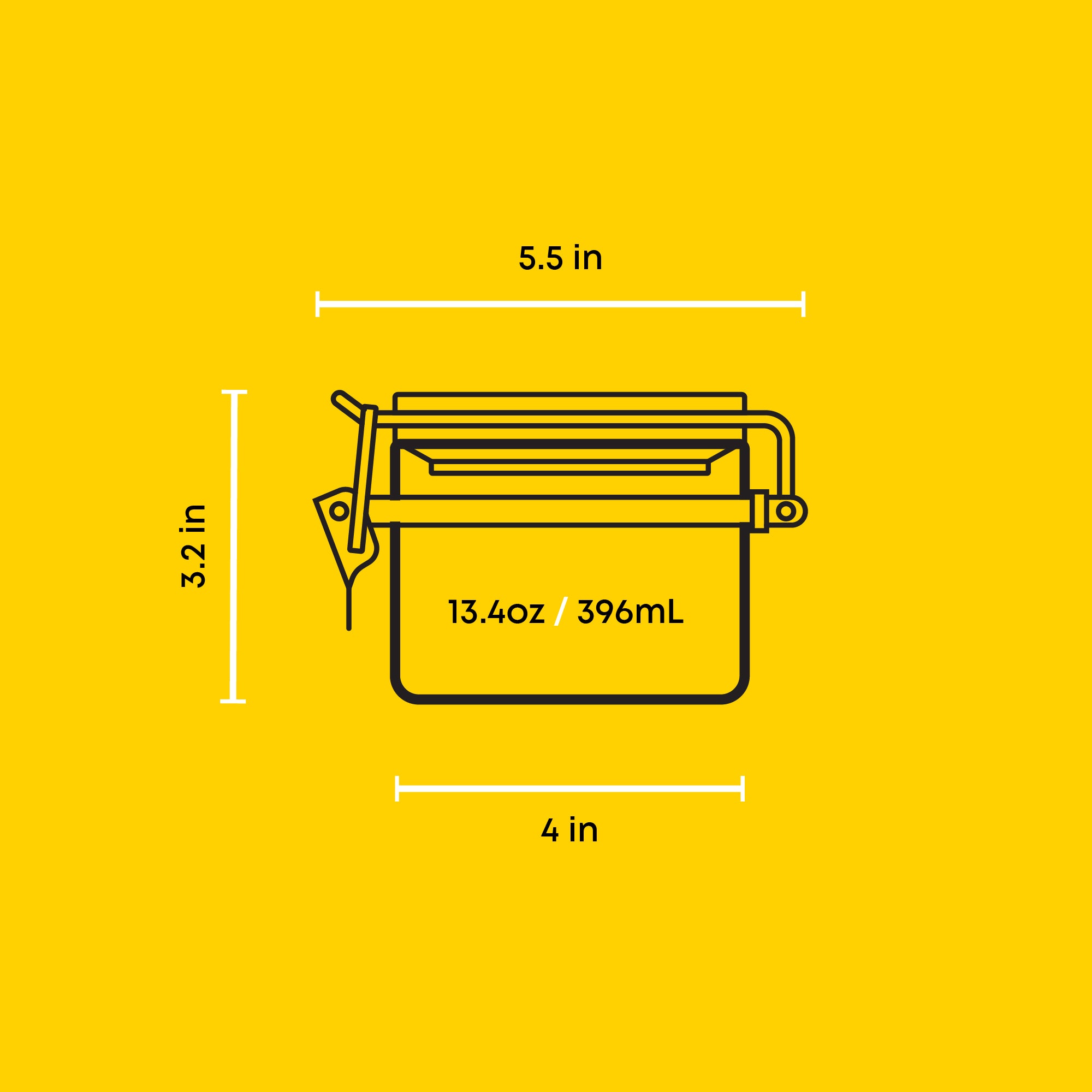 Storage Jars with Airtight Bamboo Clamp Lids Set