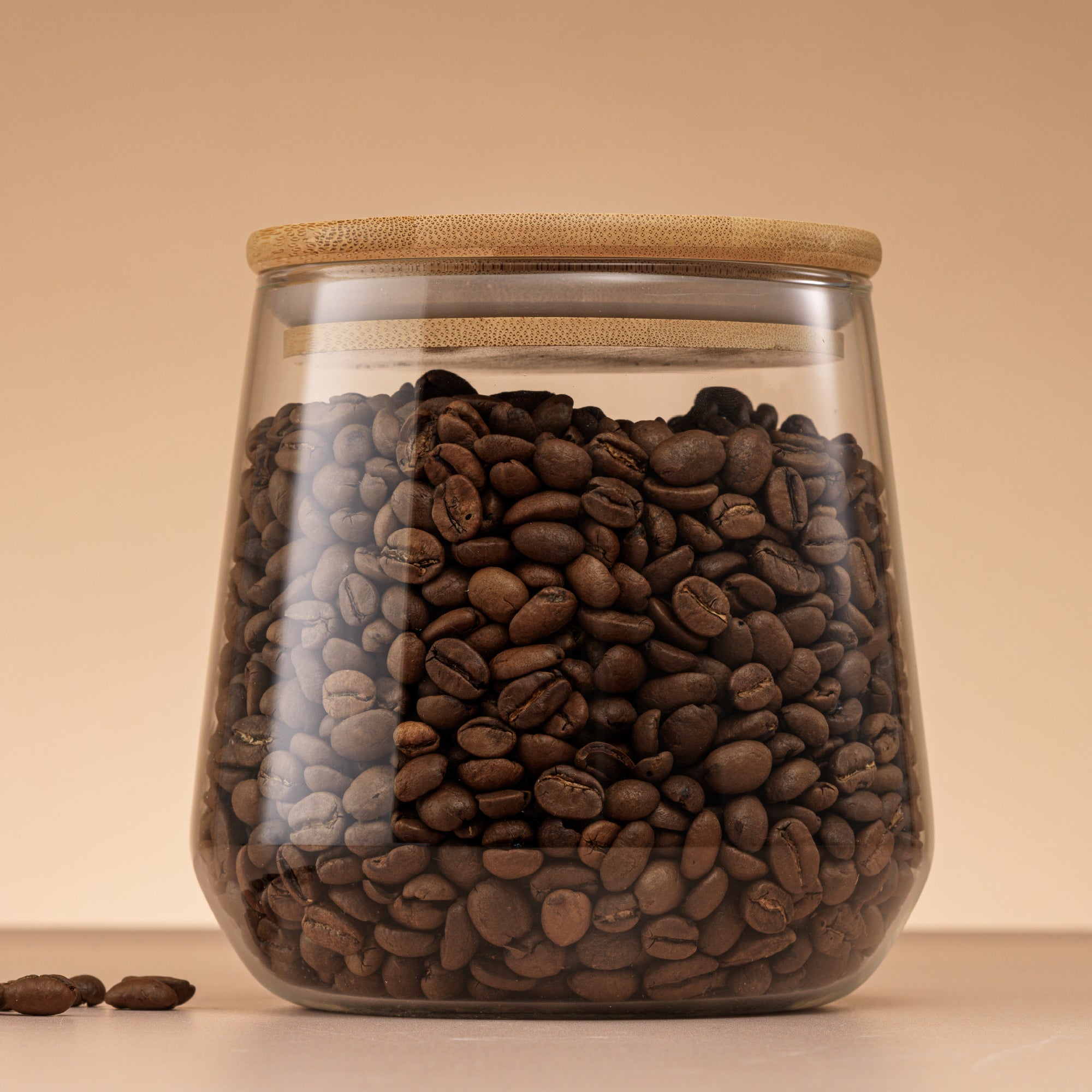 Glass Coffee Jar with Lid | JoyJolt