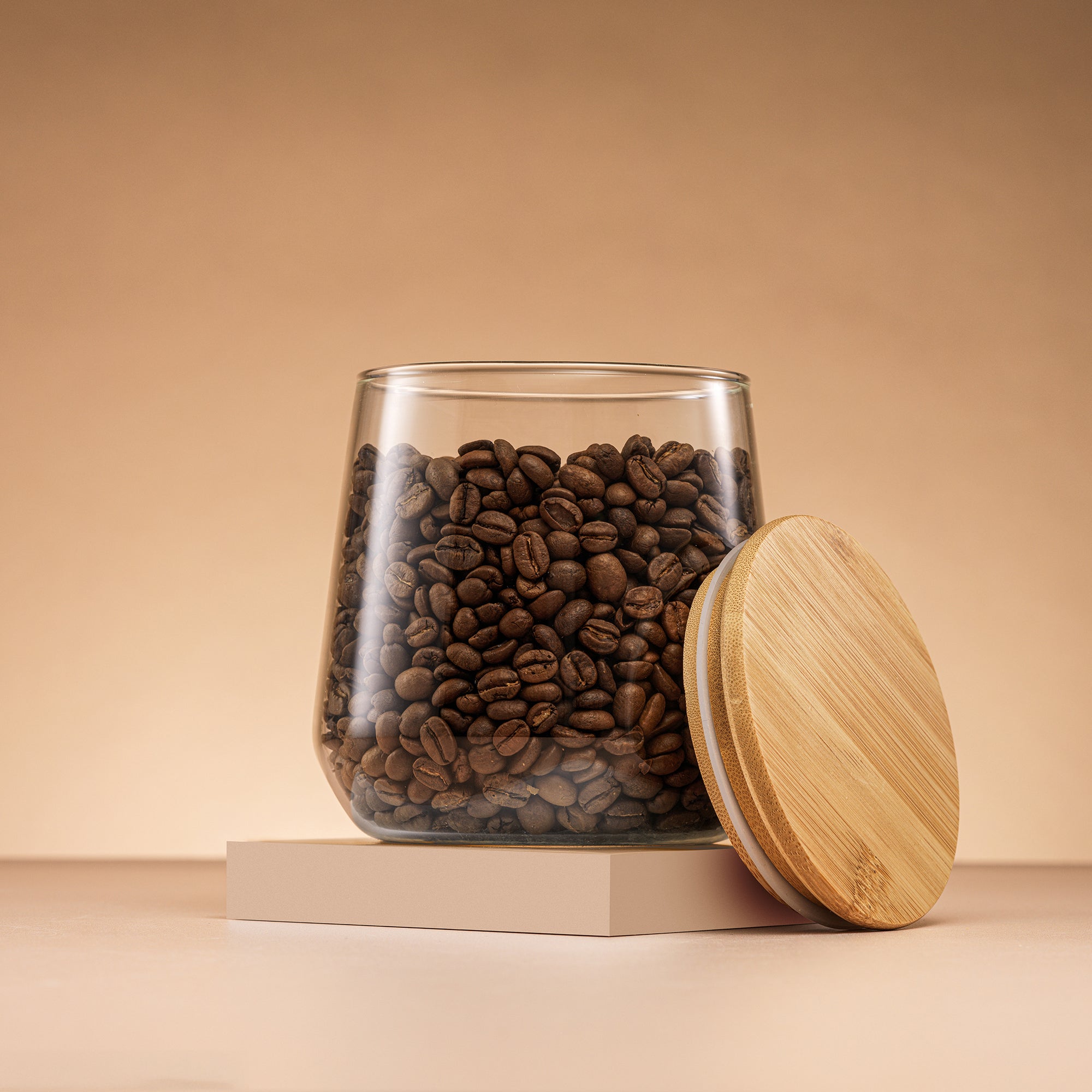 JoyFul Glass Jar with Airtight Bamboo Lid